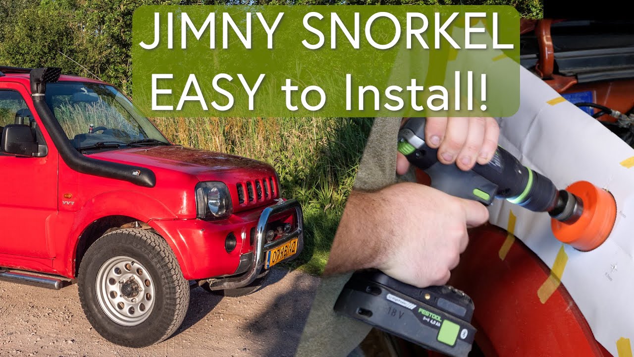 Suzuki Jimny Mods - Snorkel Kit Install