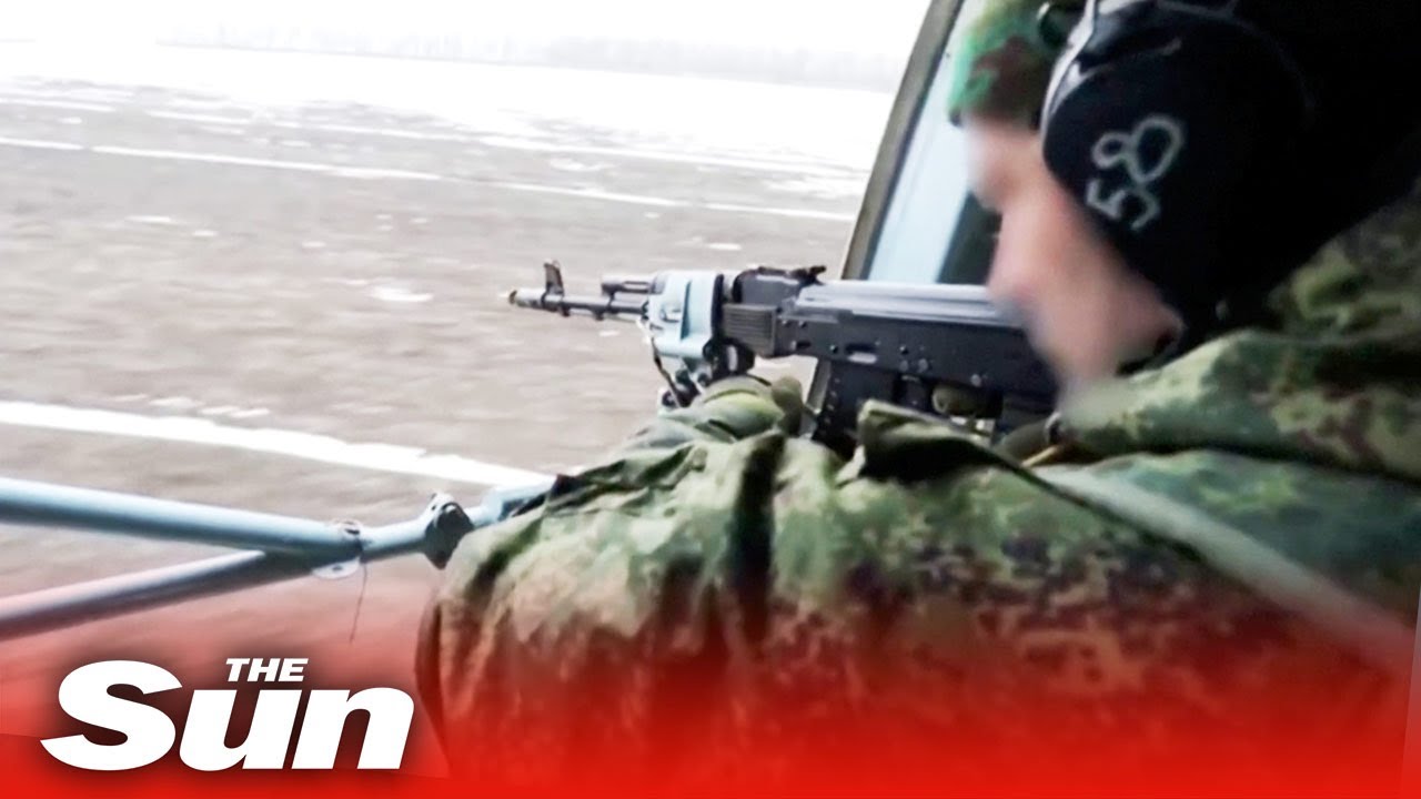 Russia releases video of military helicopters taking part in 'special operation' in Ukraine