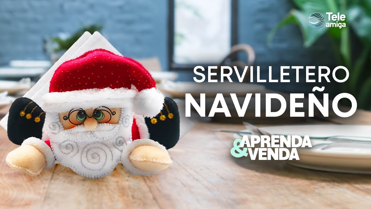 SERVILLETERO NAVIDEÑO en Aprenda y Venda - Teleamiga