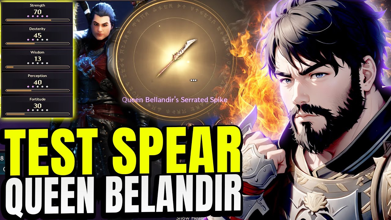 QUEEN BELANDIR SPEAR! Tevent Greatsword TESTING NEW BUILD PVP! - Throne And Liberty