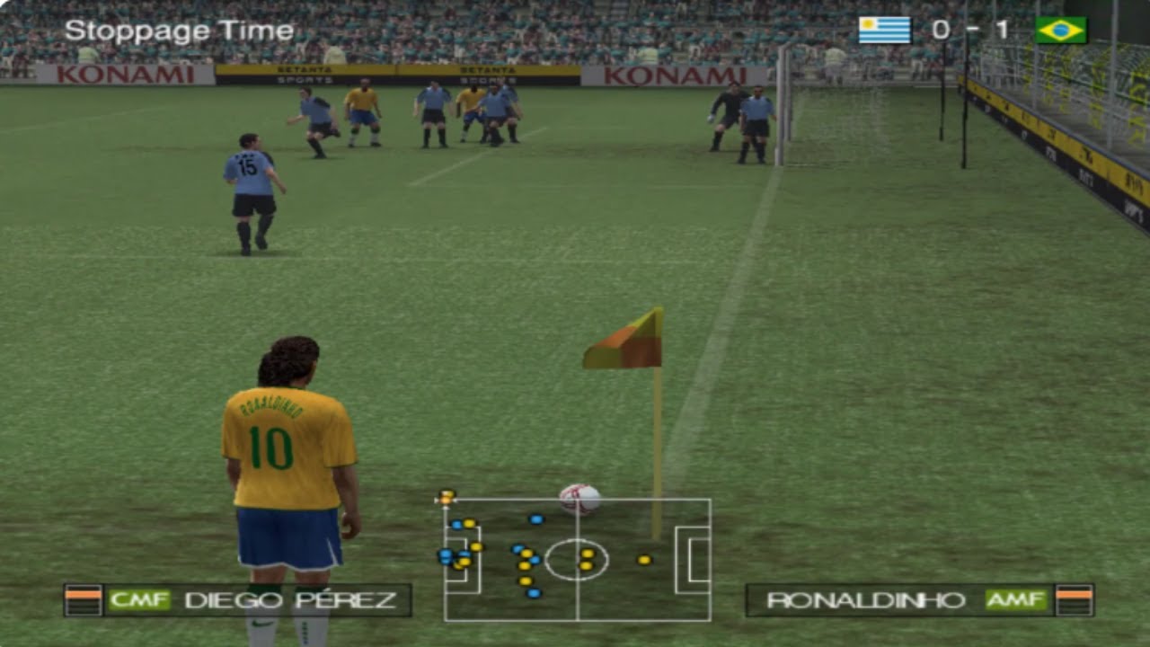URUGUAI VS BRASIL - PRO EVOLUTION SOCCER 2009 - PES 2009 (CPU VS CPU ) #63