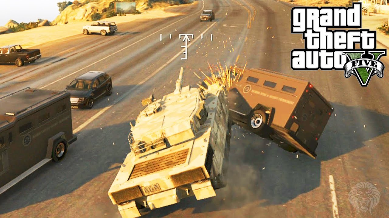 GTA 5: How To Escape The Police With A TANK! Get Away From A 5 Star Wanted Level Tutorial (GTA V)