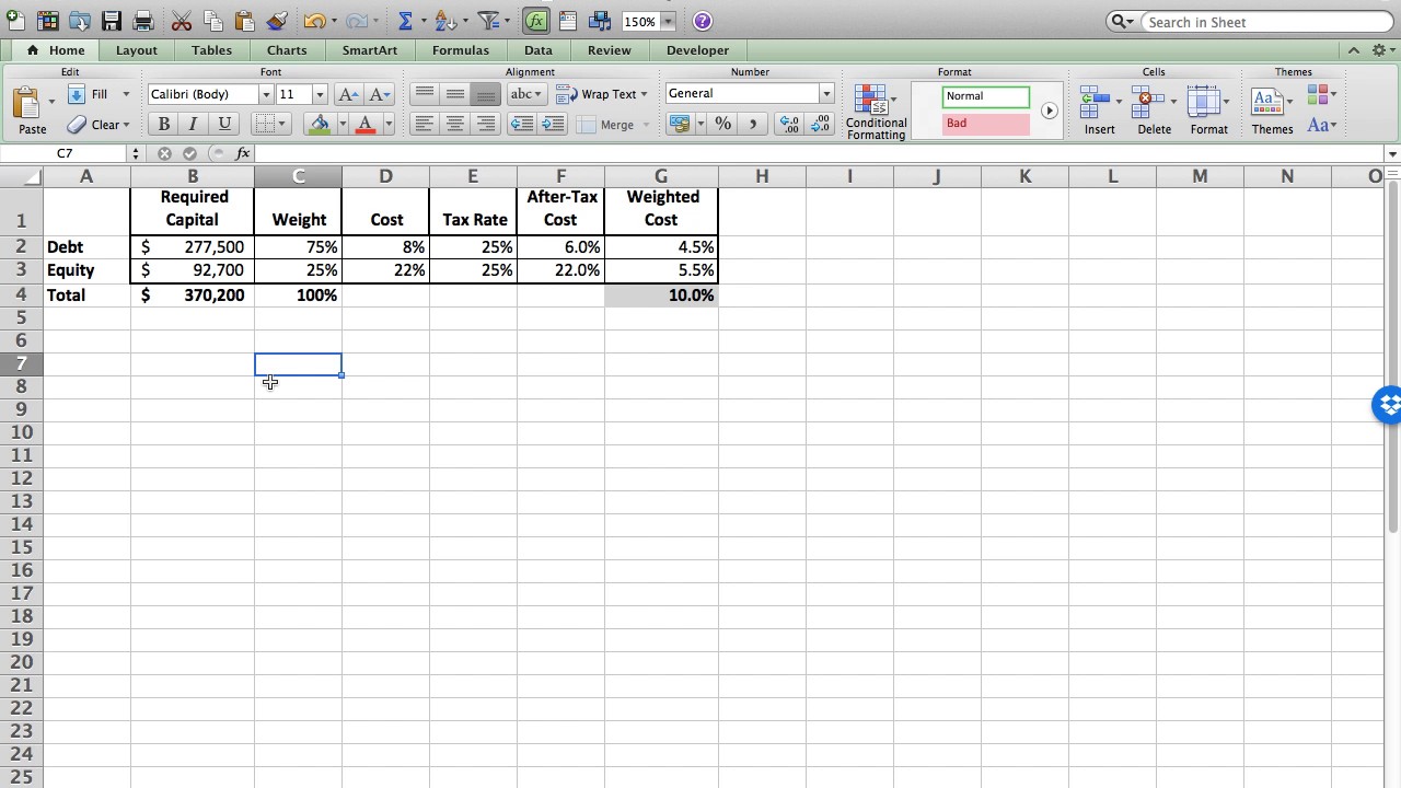 12 Re Calculating WACC