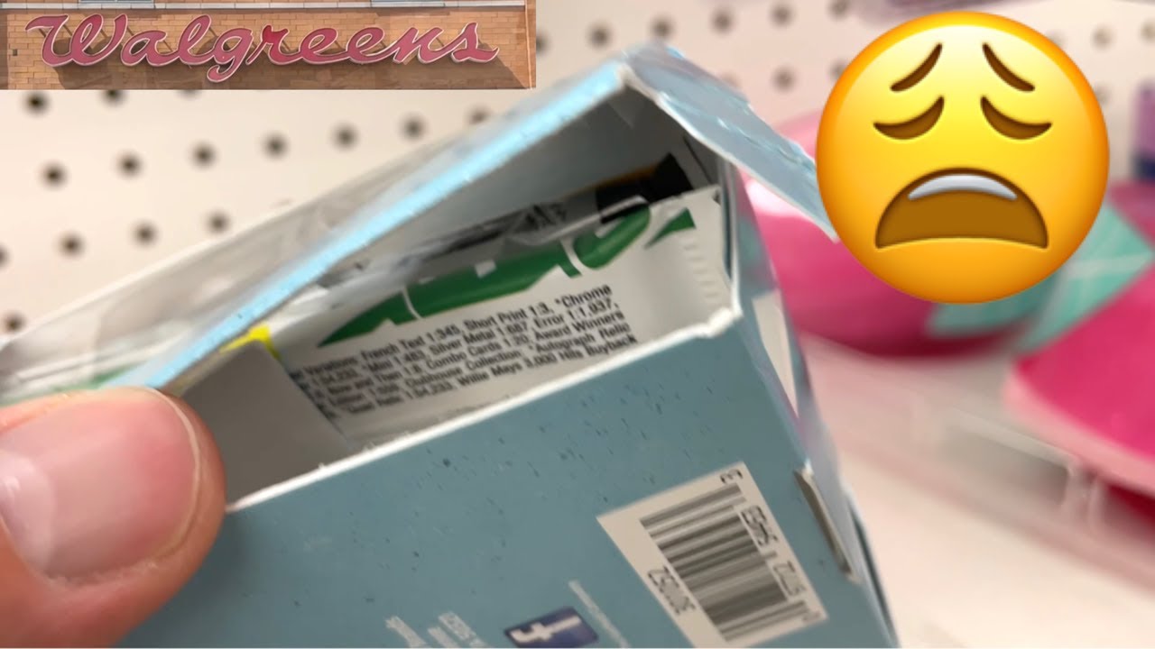 I BOUGHT A TAMPERED WITH BOX OF BASEBALL CARDS AT WALGREENS AND...