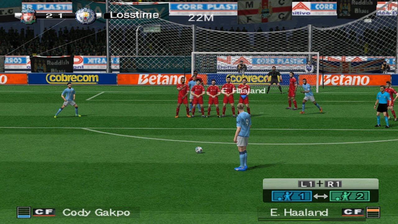 Winning eleven 2026 Manchester City vs Liverpool Gameplay 4K 60Fps HD - Ps2