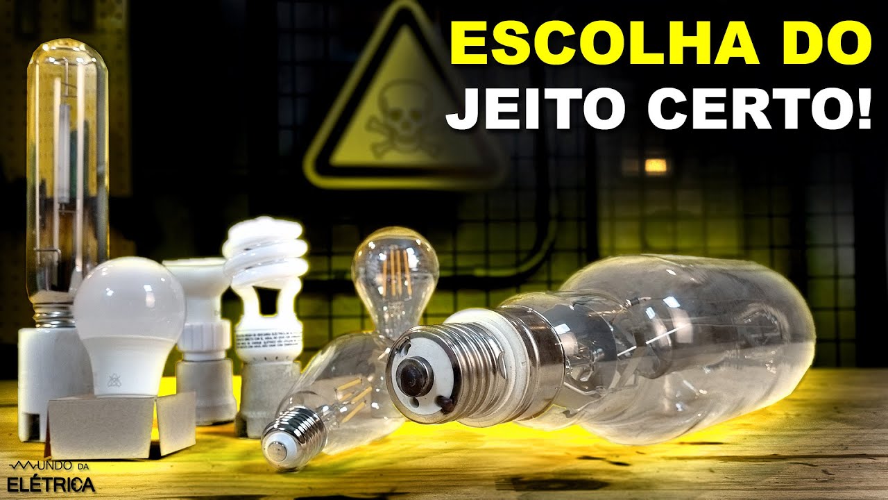 63% das pessoas NÃO SABEM escolher a LÂMPADA pra sua casa!