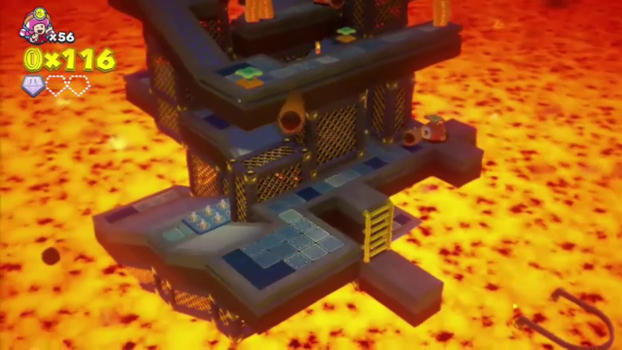 Captain Toad Treasure Tracker - Buch 3 - Level 27 - Der Untergang der Eisenfestung