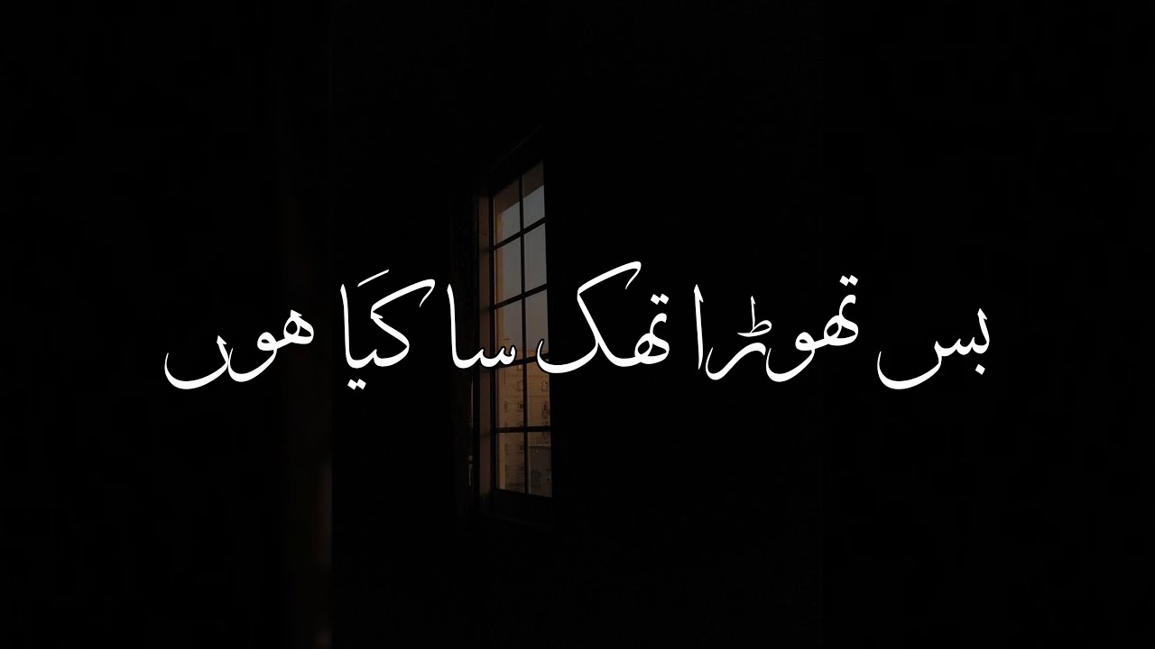 Thora Thak Sa Gya Hoon | By Ali Zafar | Lyrical Video | Meer Edits