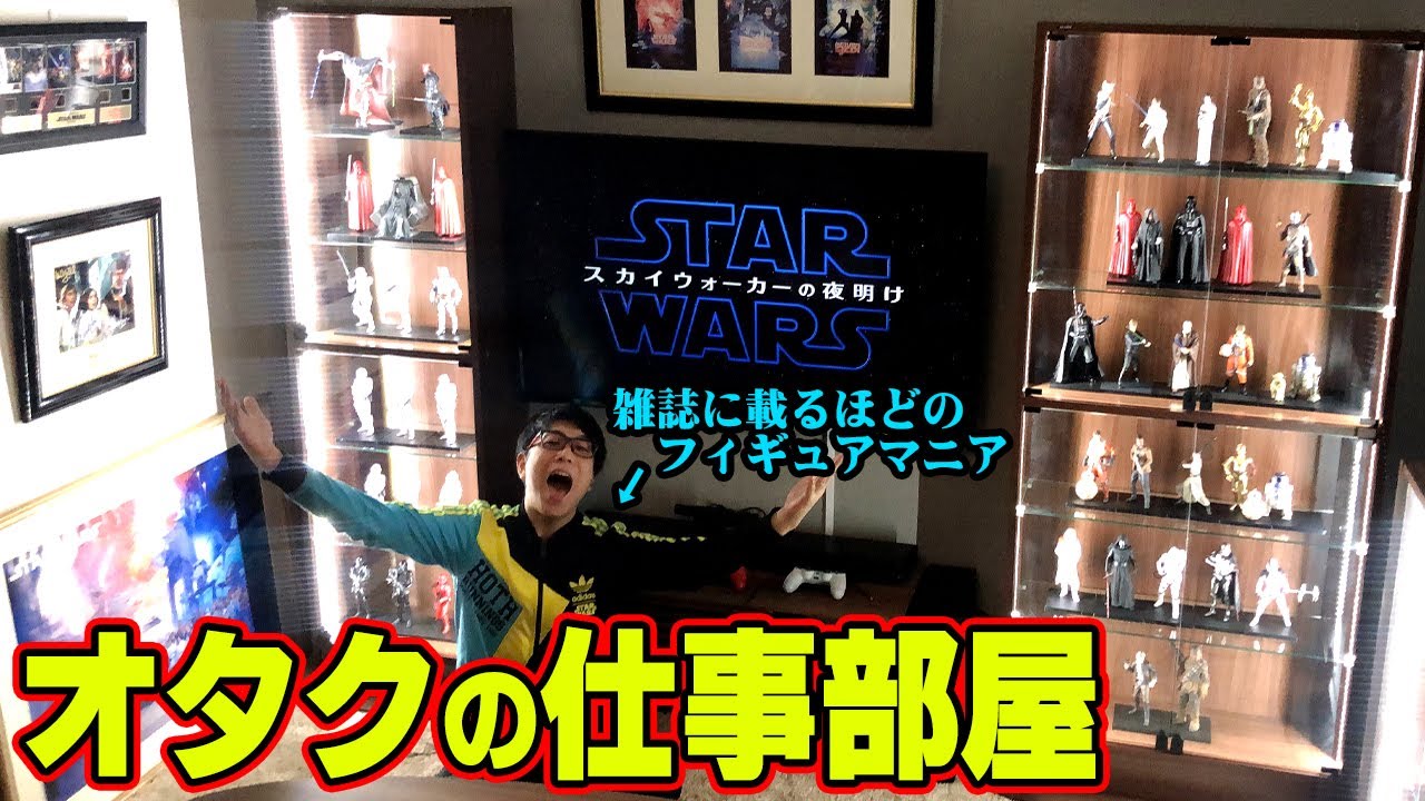 【部屋紹介】 フィギュアマニアのこだわりの棚紹介！ 総額50万円オーバーの 