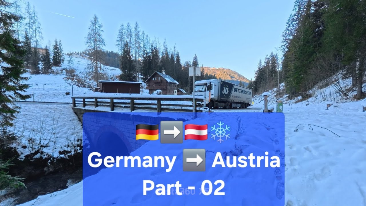 Germany 🇩🇪  ➡ Austria 🇦🇹 ගමන් මඟ - Part 02