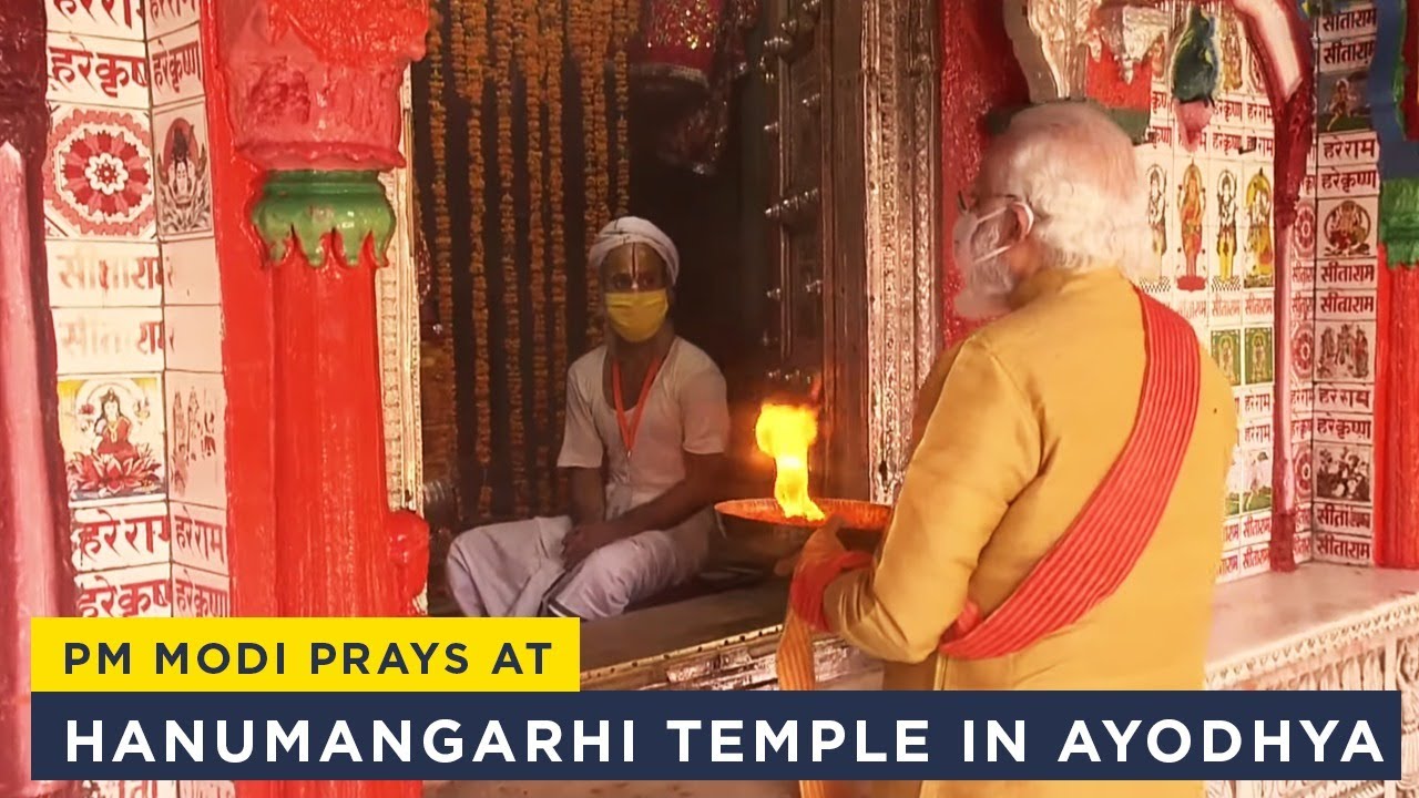 PM Modi prays at Hanumangarhi Temple in Ayodhya