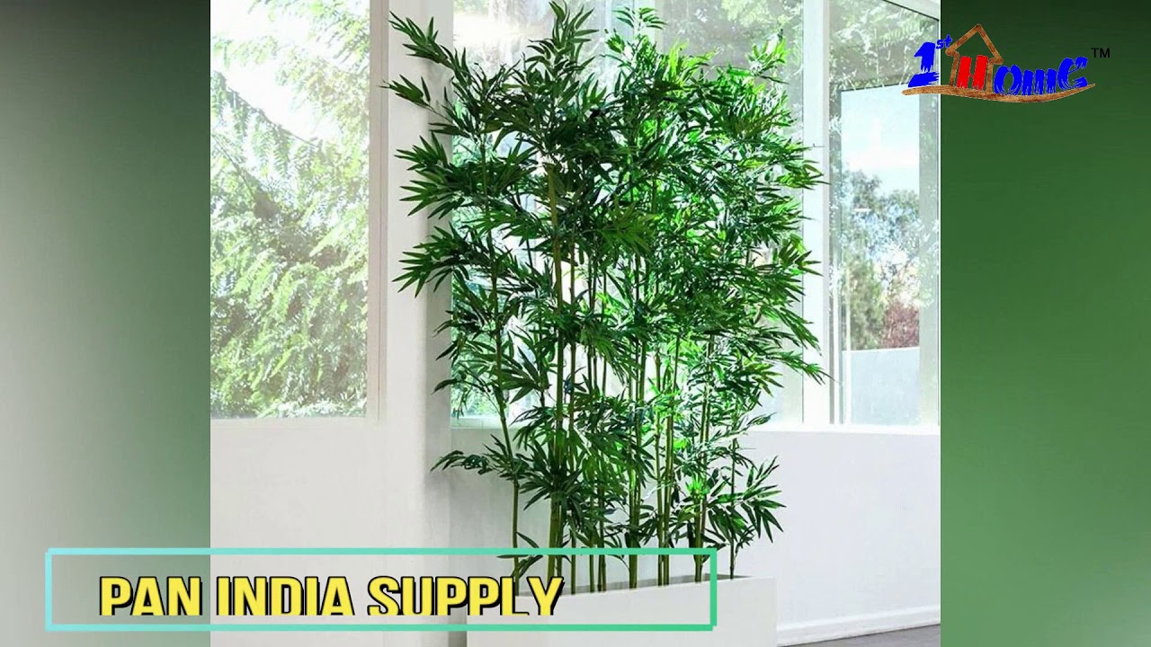 Artificial Bamboo Plants Indoor And Outdoor | Artificial Leaves For Home Decoration Online | 1sthome