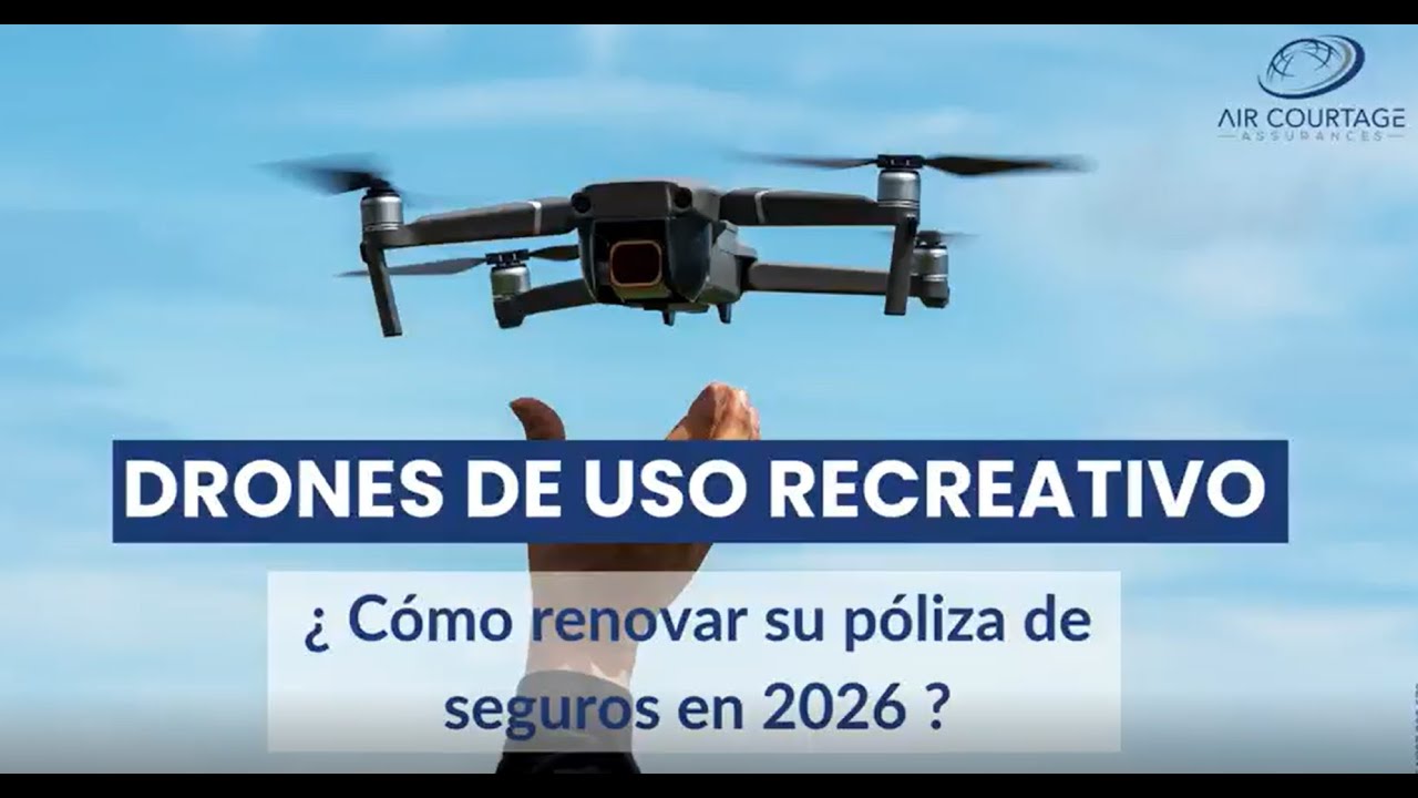 DRONES DE USO RECREATIVO - COMO RENOVAR 2026