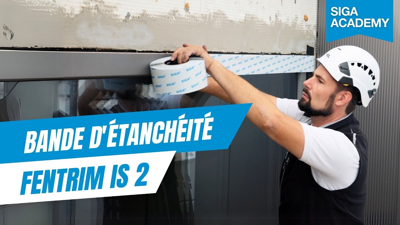 Comment installer la bande d'étanchéité pour fenêtres Fentrim IS 2 ?