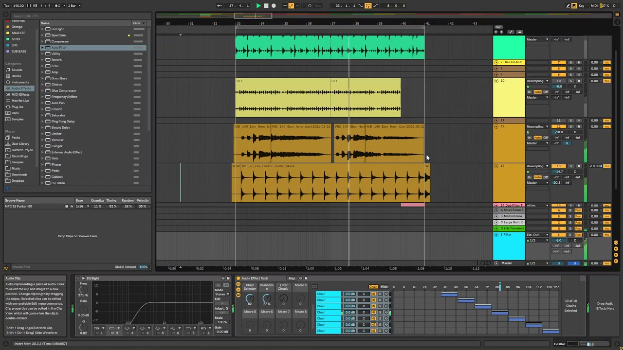 King Tubby's Big Knob High Pass Filter in Ableton Live