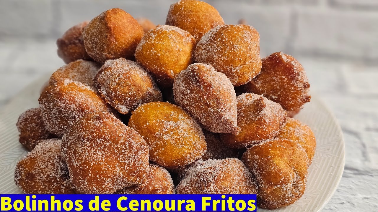 Bolinhos de Cenoura Fritos