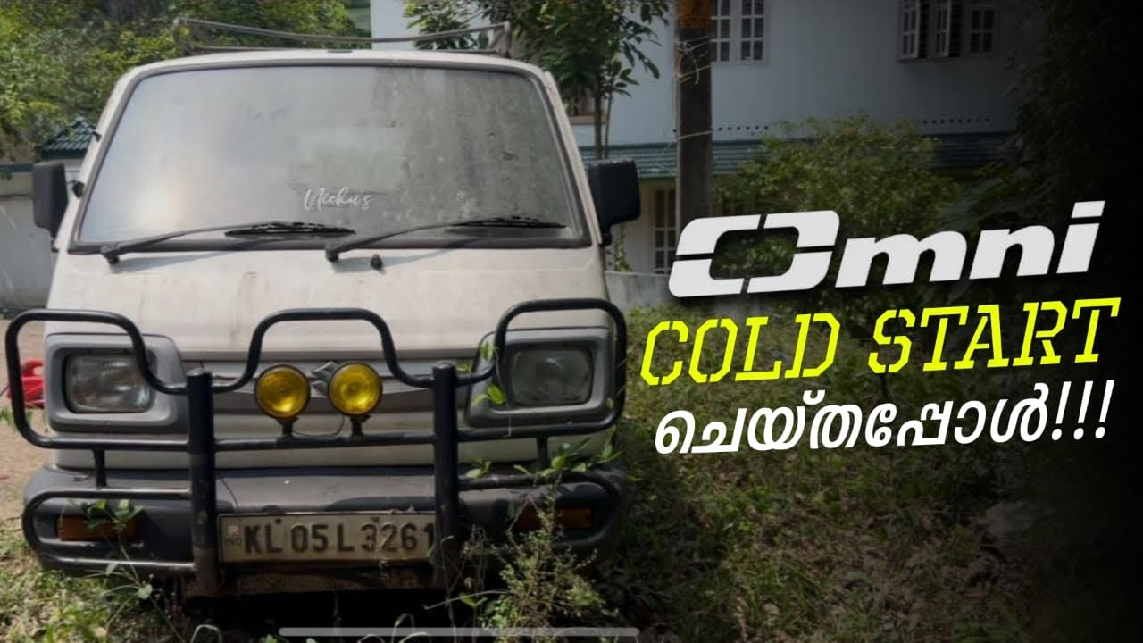 BACK  FROM THE DEAD: Abandoned Maruti Omni Starts After Years of Abandonment