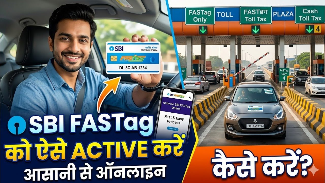 SBI FASTag Activate Kaise Kare | How to Activate FASTag Online | ICICI HDFC IDFC fastag active 