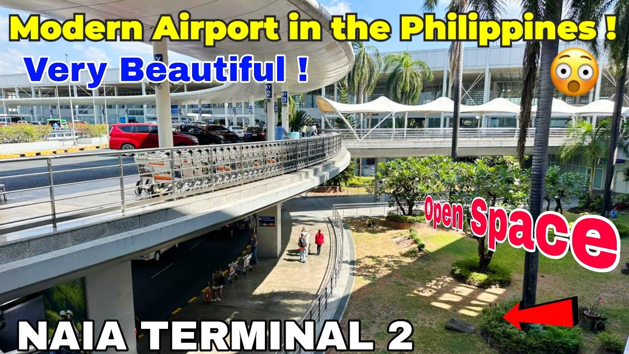 Wow ! ang Ganda na ng Airport sa Philippines ! Open Space and Modern look  Arrival  | 2024