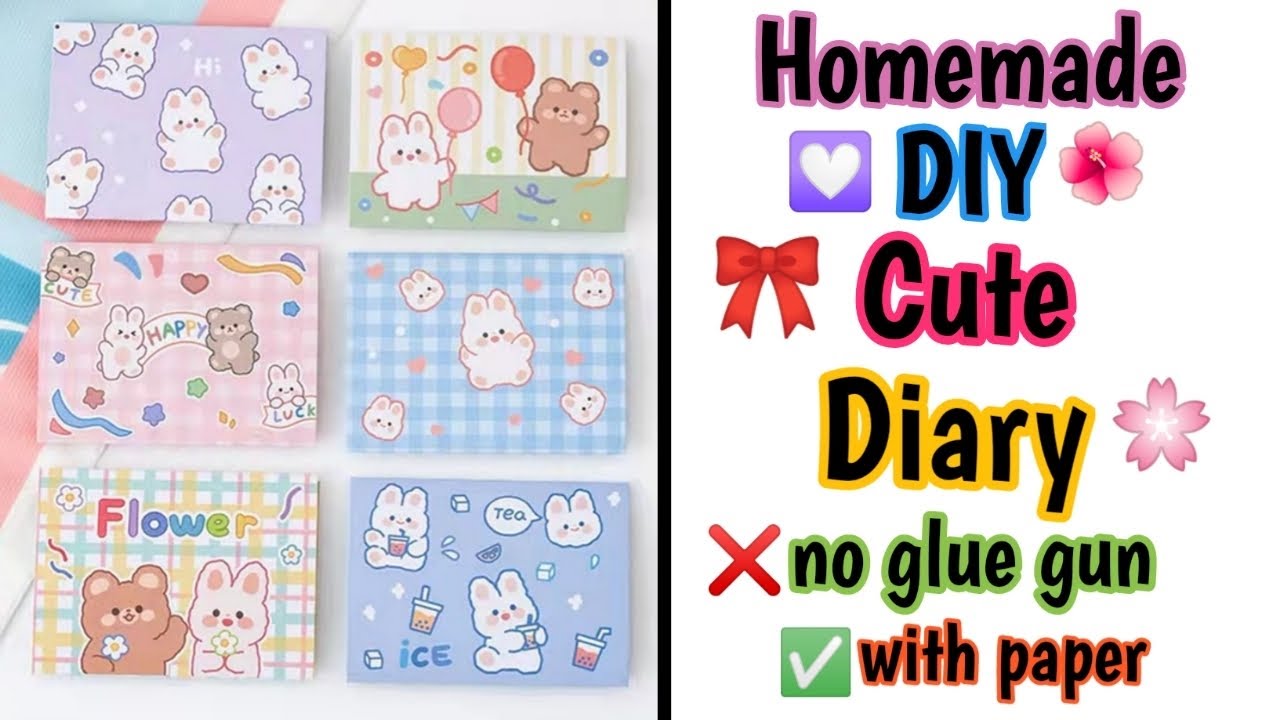 How to make a cute diary/ diy diary | homemade diy notebook| diy journal | Diy| Craft
