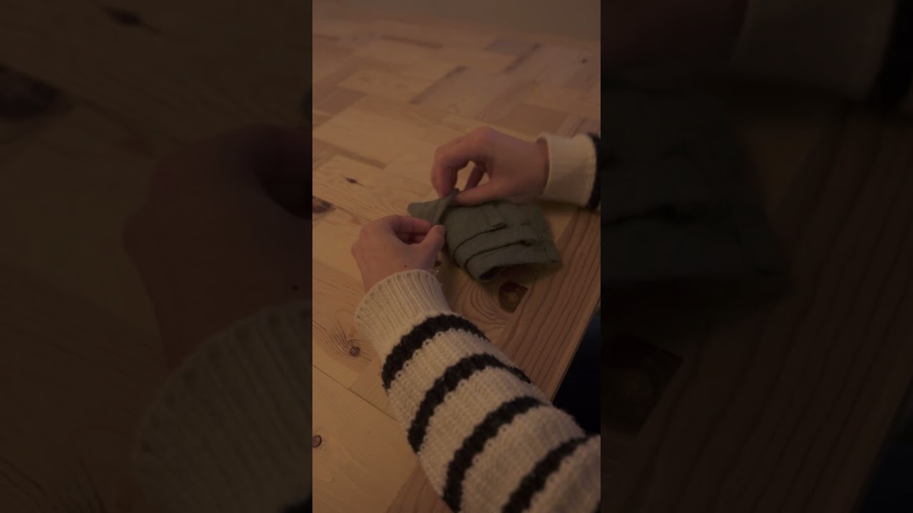 DIY: Kerstboom servet vouwen⎜Dille & Kamille