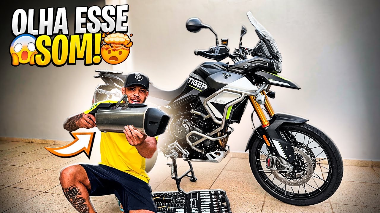 A TRIUMPH ACHOU QUE NÃO IRIAMOS FAZER ISSO NÉ 😎 (TIGER 900 RALLY ARAGON)