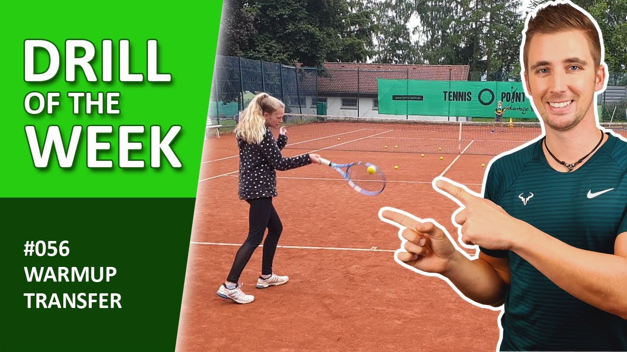 Great Tennis Warm Up Drill For Groups | Stroke Safety | 