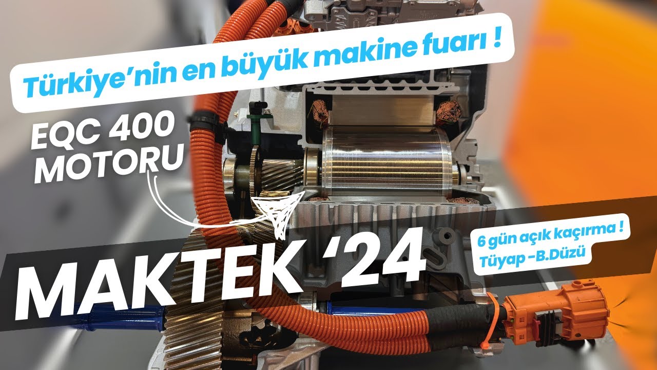 Böyle Büyük Fuar Görmedim - Maktek Avrasya 2024 - TR Yerli Üretim 5 eksenli Maksimo CNC makinesi