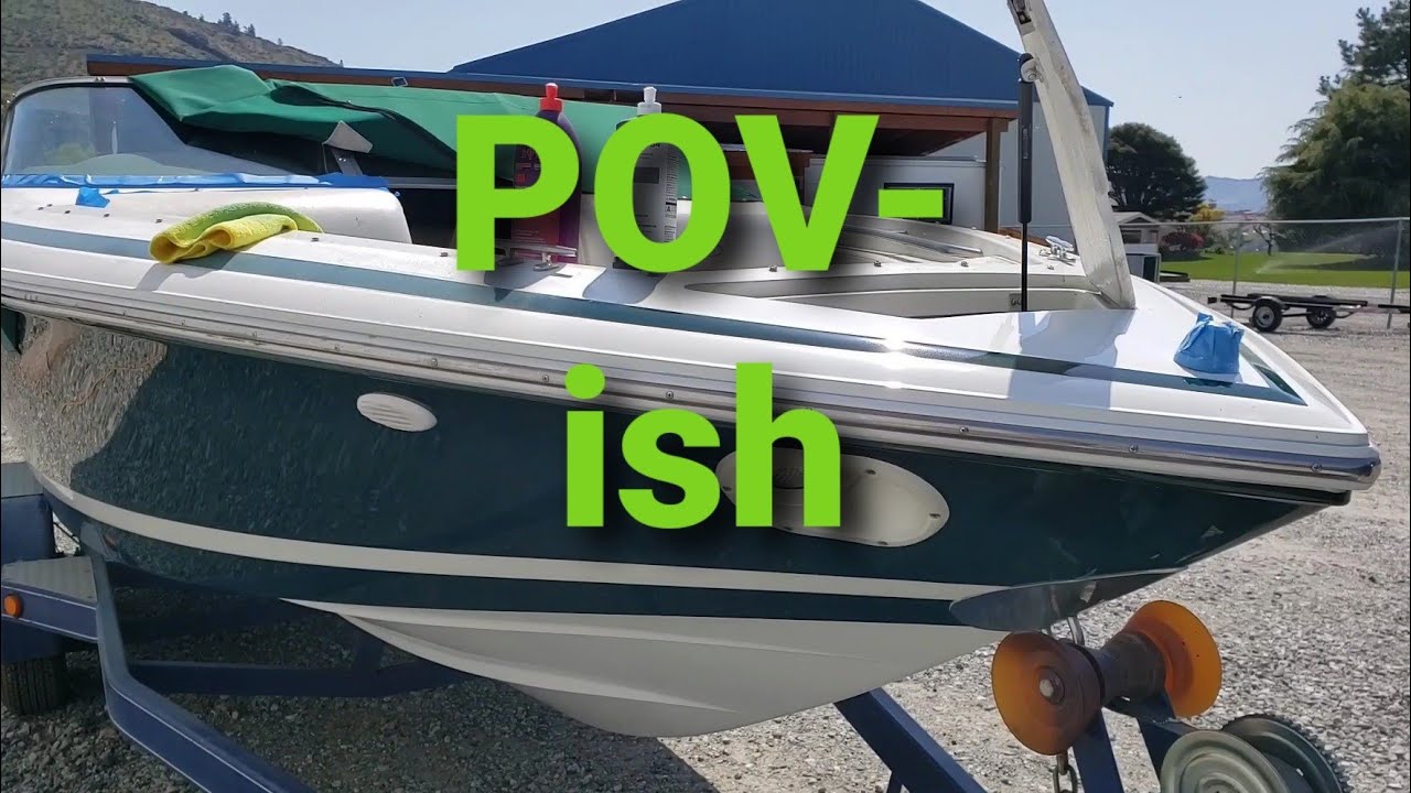 Oxidized boat gets a 2nd chance. Gelcoat Oxidation removal.