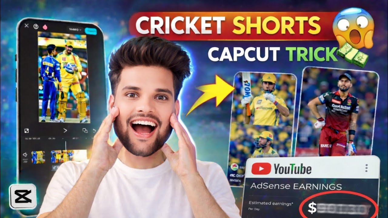 Ai Se Cricket Short Video Kaise Banaye | Ipl Viral Reels Editing | CapCut Video Edit | Ai video Edit