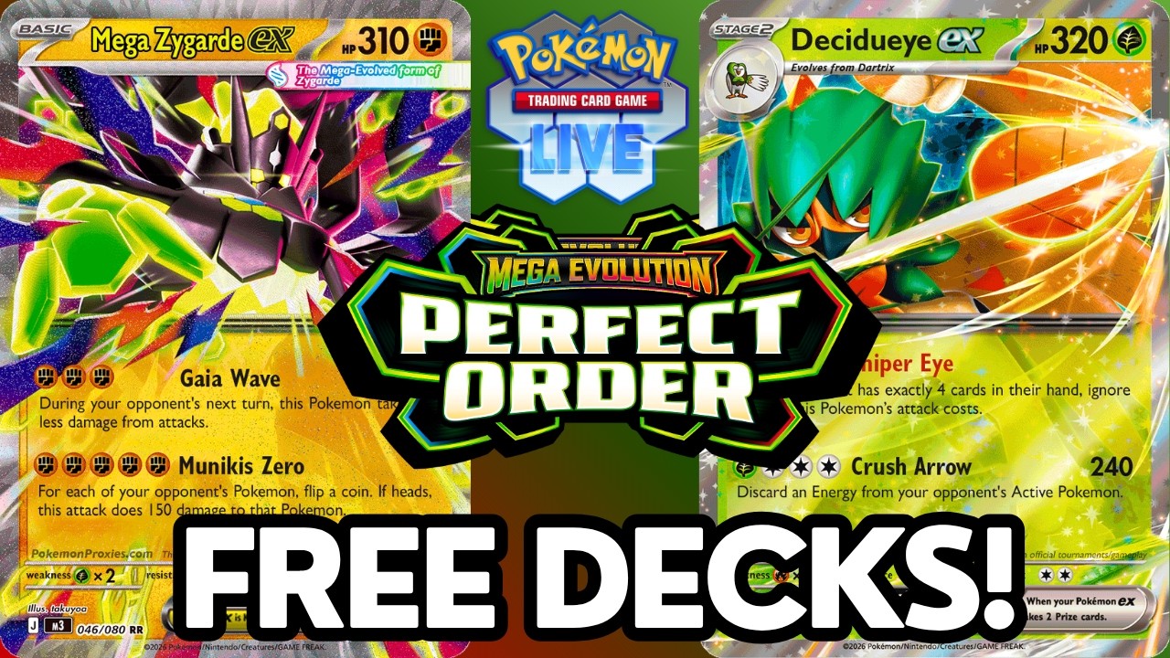 2 New Free Decks Added to Pokemon TCG Live!