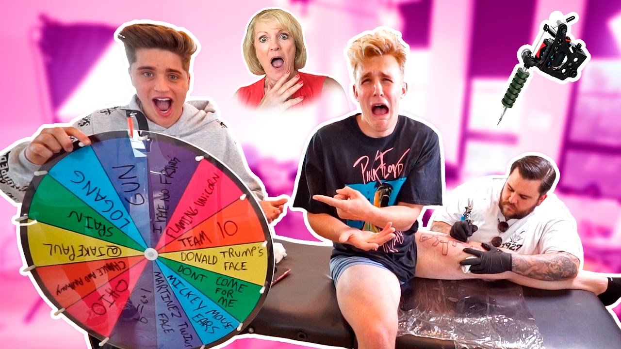 RANDOM TATTOO SPIN WHEEL GAME (You Spin It, You Get It...)