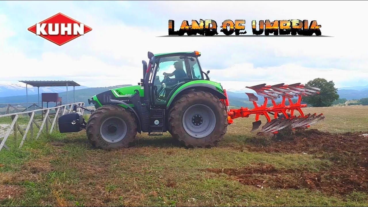 DEUTZ FAHR Agrotron 6160 C-Shift - Kuhn Vari-Master 153 - Aratura 2017