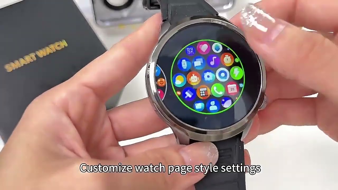 4G SIM Card Smart Watch H18 with Camera Health Monitoring Fitness Tracker GPS NFC Smartwatch