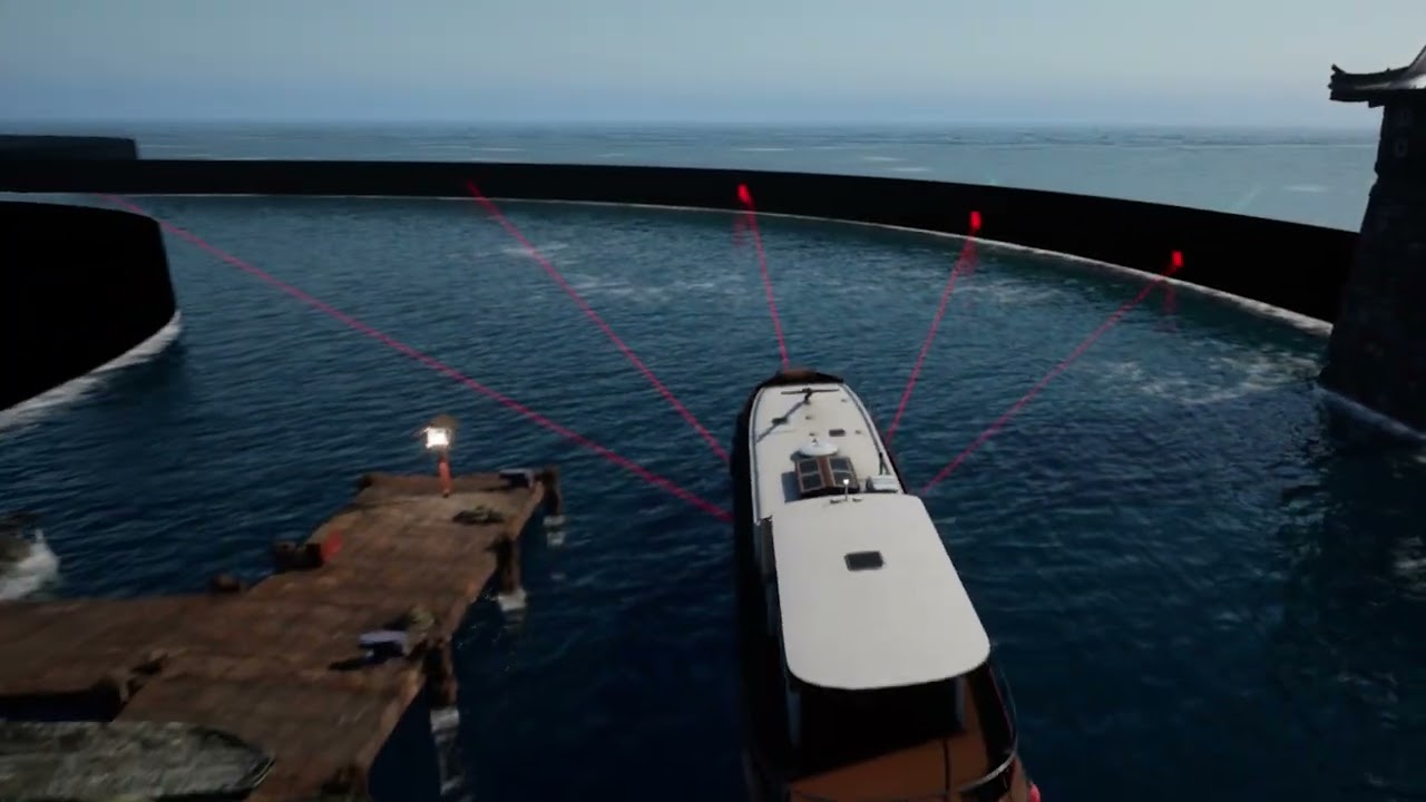 Autonomous Ship Control in UE5 with MindMaker Machine Learning Plugin -Deep Reinforcement Learning