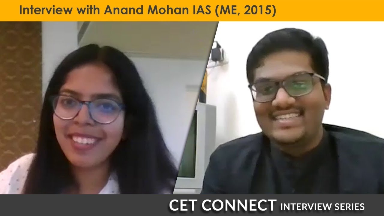 CET Connect Interview Series | Anand Mohan IAS