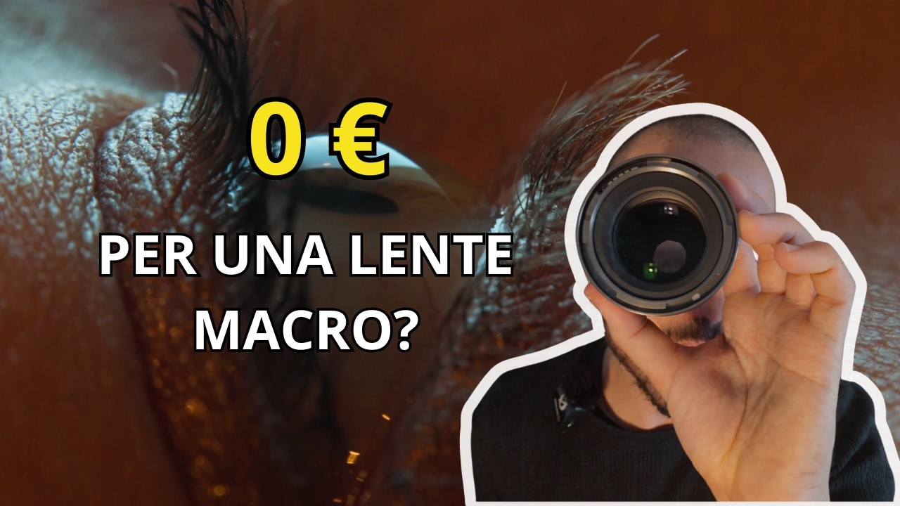 Ho costruito una Lente Macro con 0€