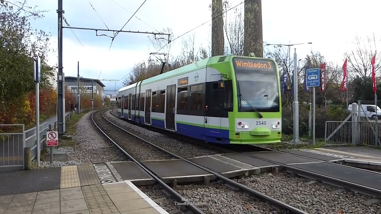 Trams in London, UK 2015