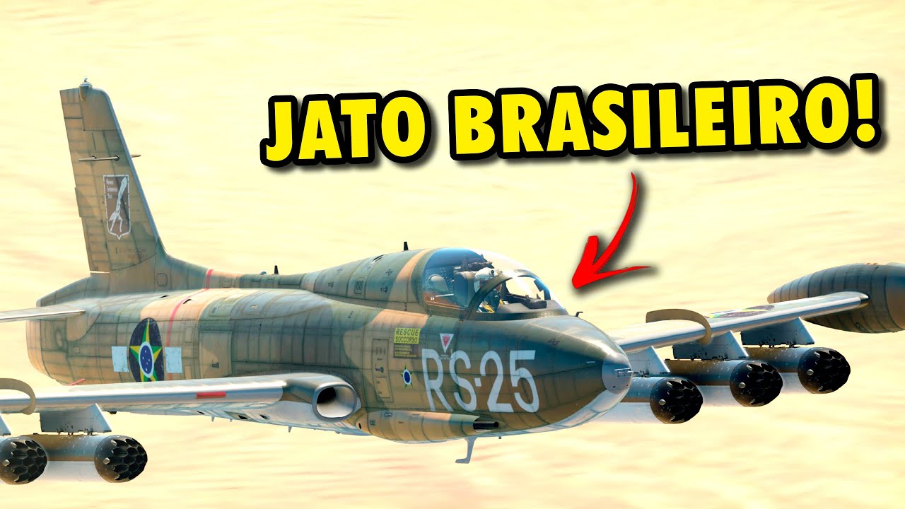 AMASSAMOS OS GRINGOS COM O NOVO JATO BRASILEIRO! - Warthunder PT - BR