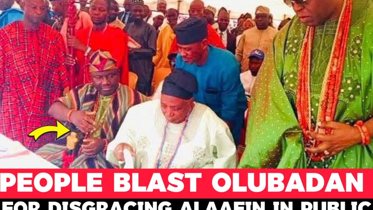 😭💔Reactions As Olubadan Oba Ladoja Disgraces Alaafin of Oyo Oba Akeem in Public, Snubs His Handshake