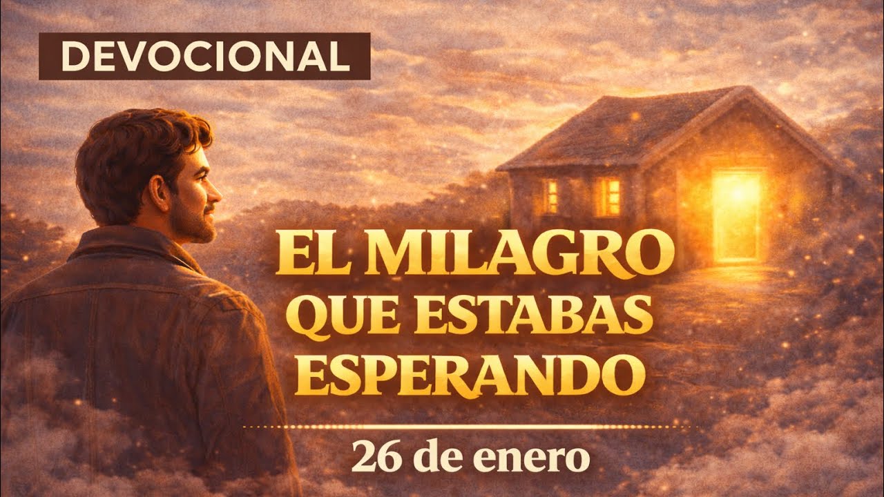 26 de enero | Devocional de hoy | El Milagro que estbas esperando 