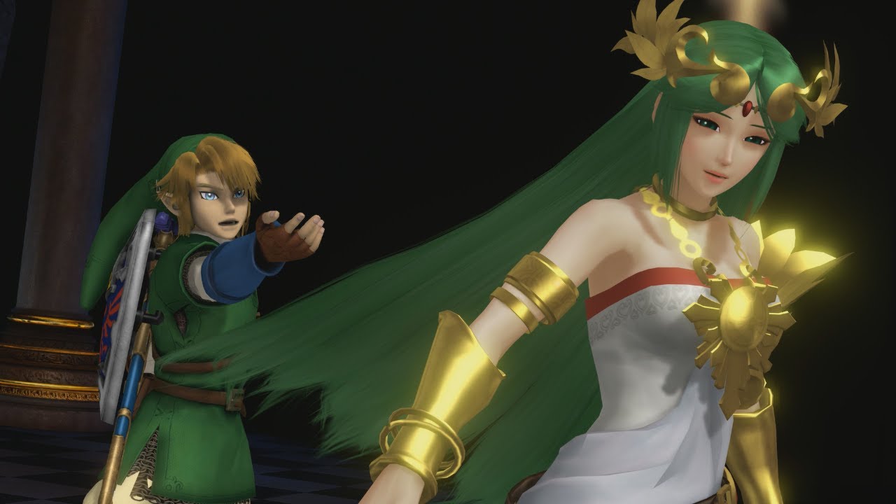 [MMD Smash Bros] Cendrillon REMAKE - Palutena, Link, Mythra, Hero