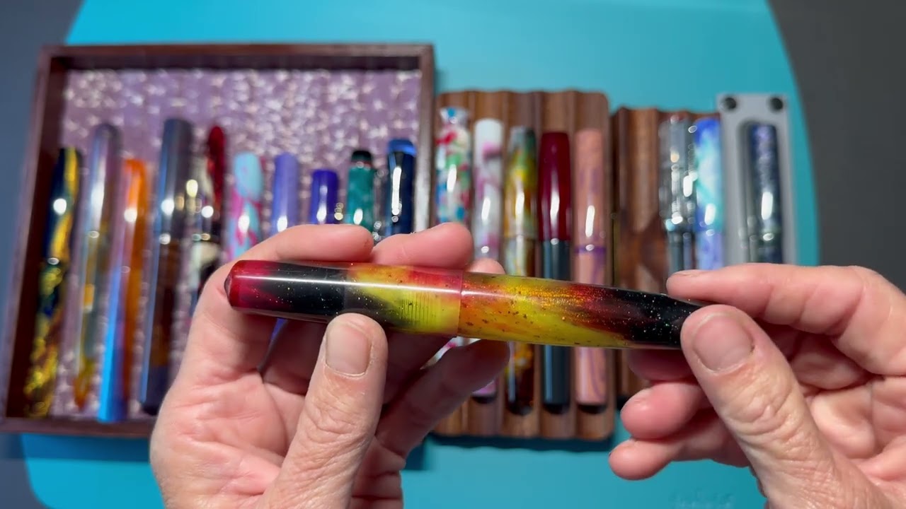 Take a look at all my pens that have a Kirk Speer tuned/ground nib! Writing samples too.