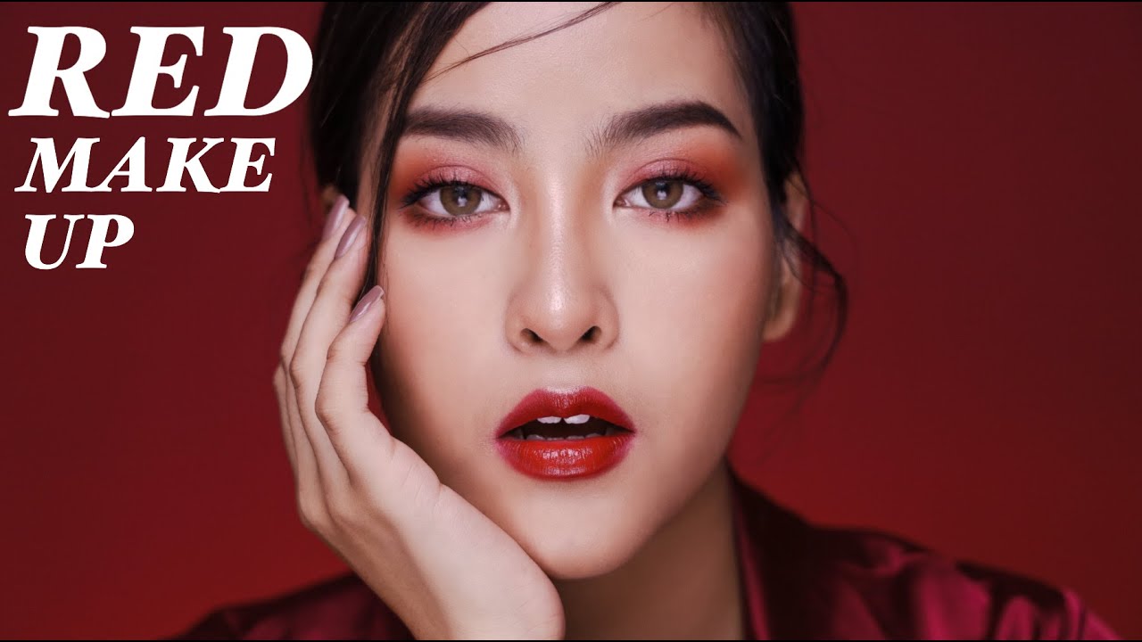 RED MAKEUP แต่งหน้าลุคแดงให้สุดชีวิต!!! | Soundtiss