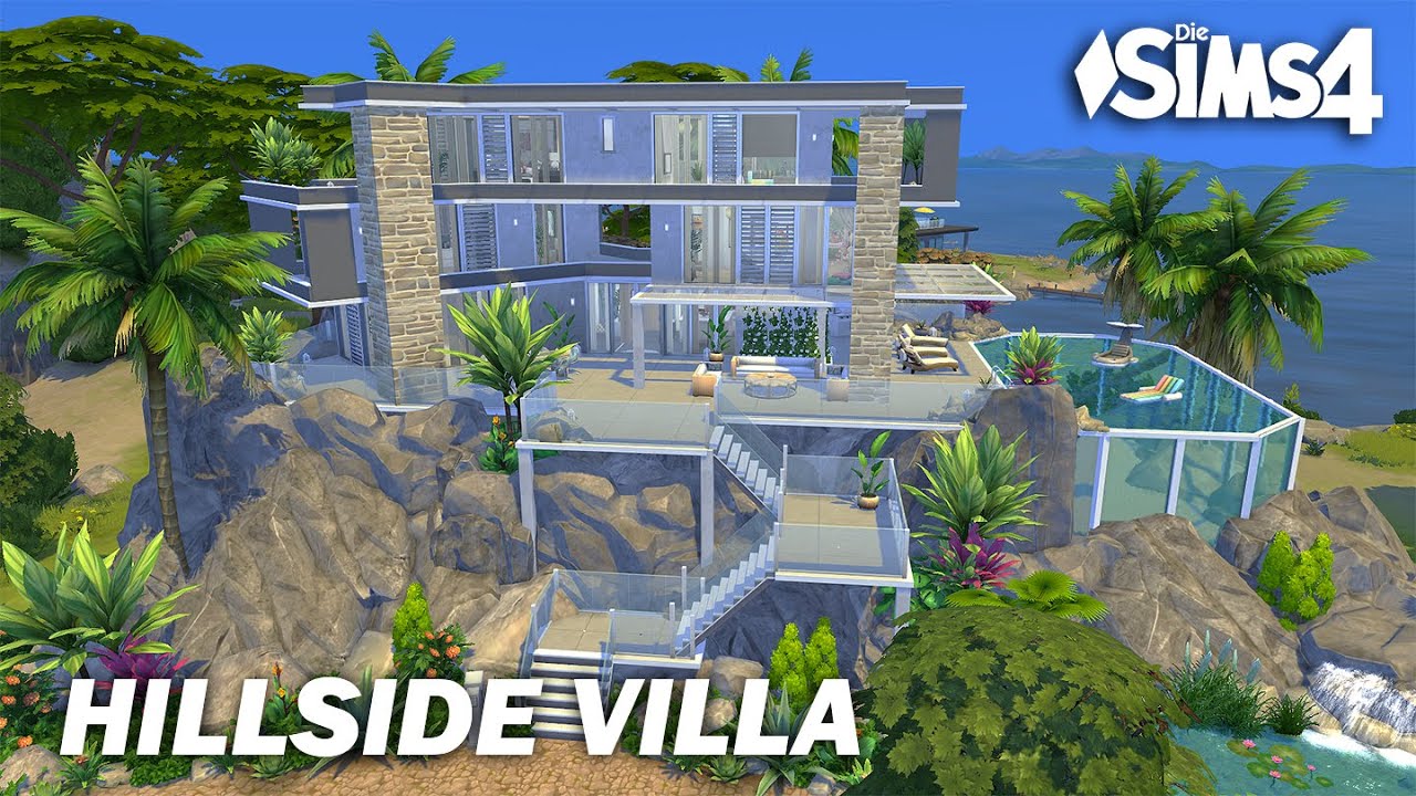 Hillside Villa | No CC | Artworks | Stop Motion | Sims 4