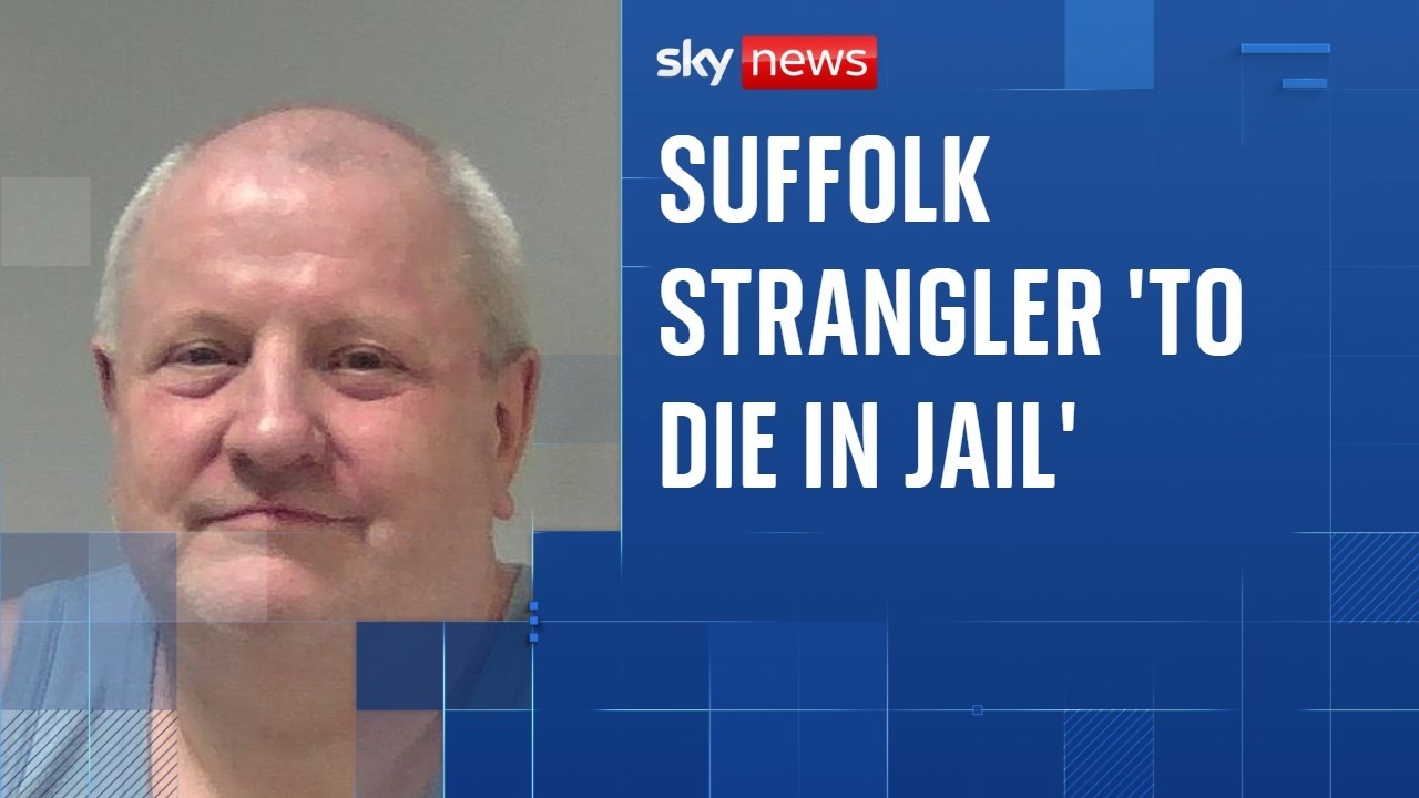 'Suffolk Strangler' gets new life sentence for 1999 murder and kidnap attempt