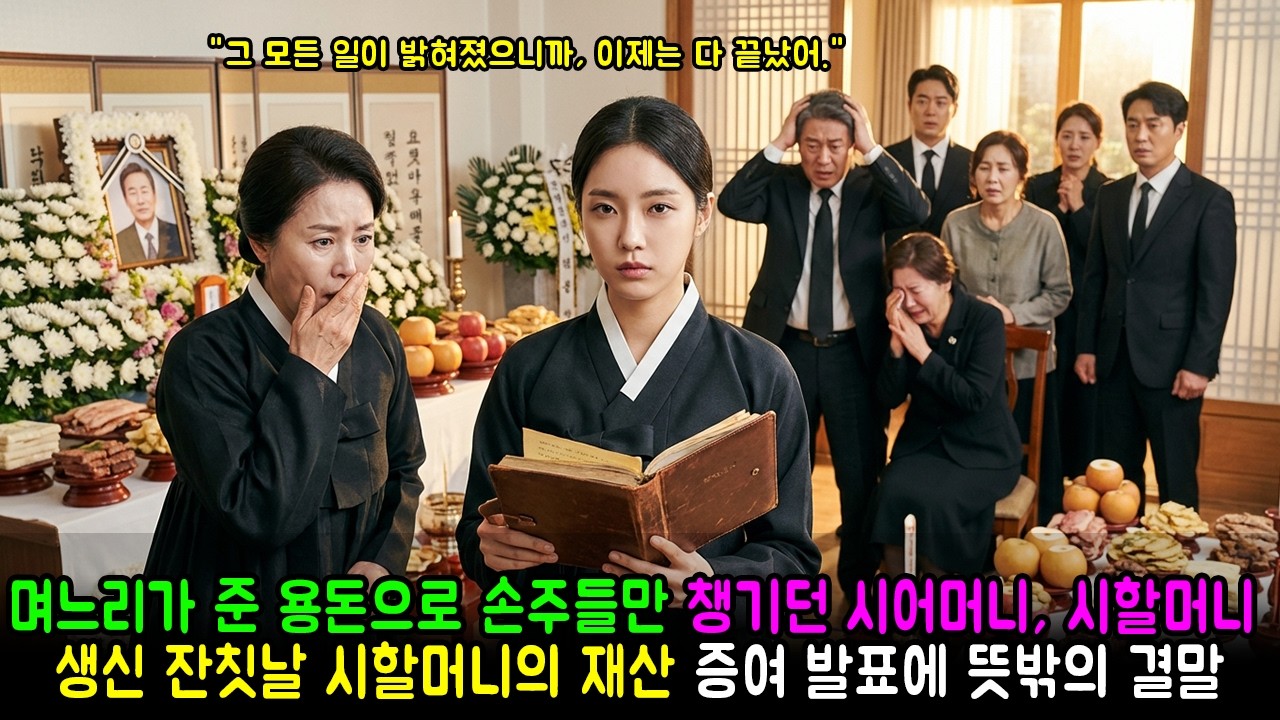 며느리가 준 용돈으로 손주들만 챙기던 시어머니, 시할머니 생신 잔칫날 시할머니의 재산 증여 발표에 뜻밖의 결말 | 반전사연 | 감동사연 | 노후사연 | 막장사연