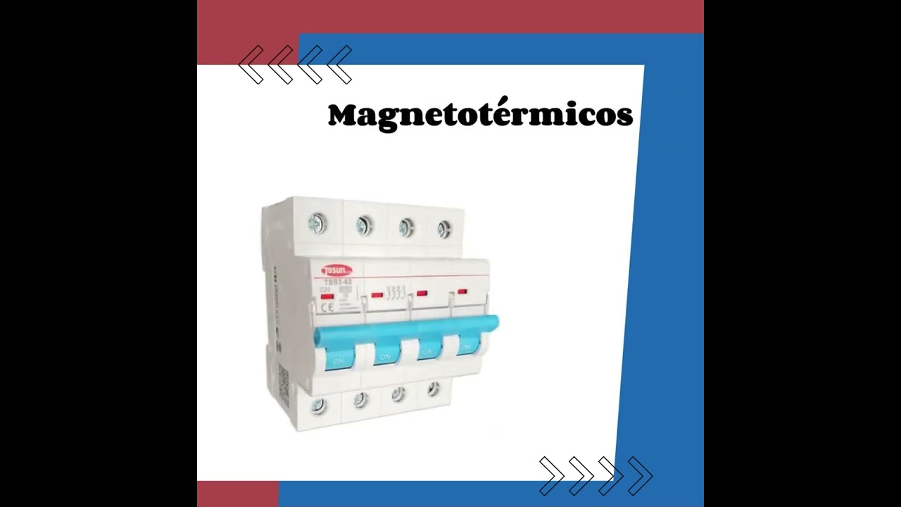 Material el&eacute;ctrico #magnetotermico #disyuntor #sobretensiones