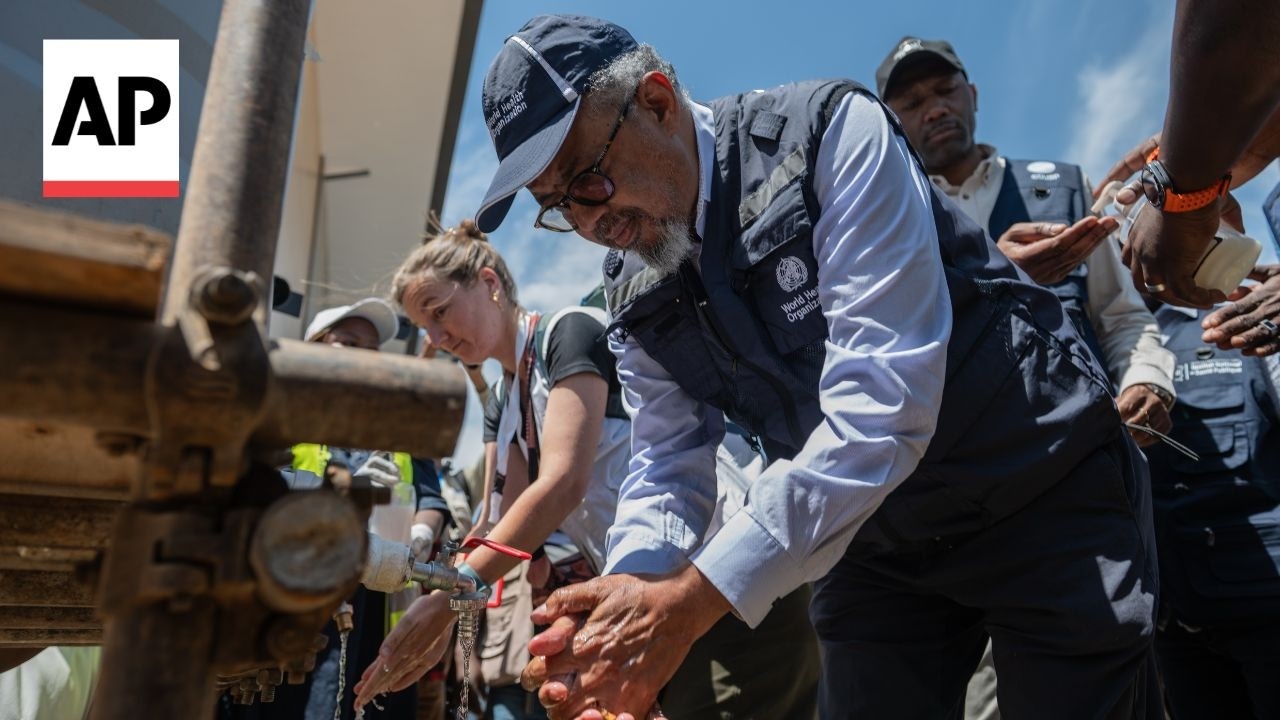 WHO chief visits the epicenter of Ebola outbreak in Congo as virus spreads