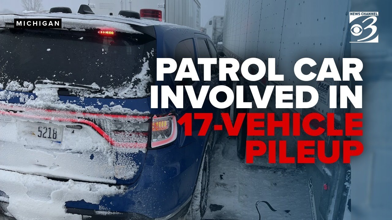 I-196 PILE-UP | 17 cars, jack-knifed semi trucks crash for second time in a week